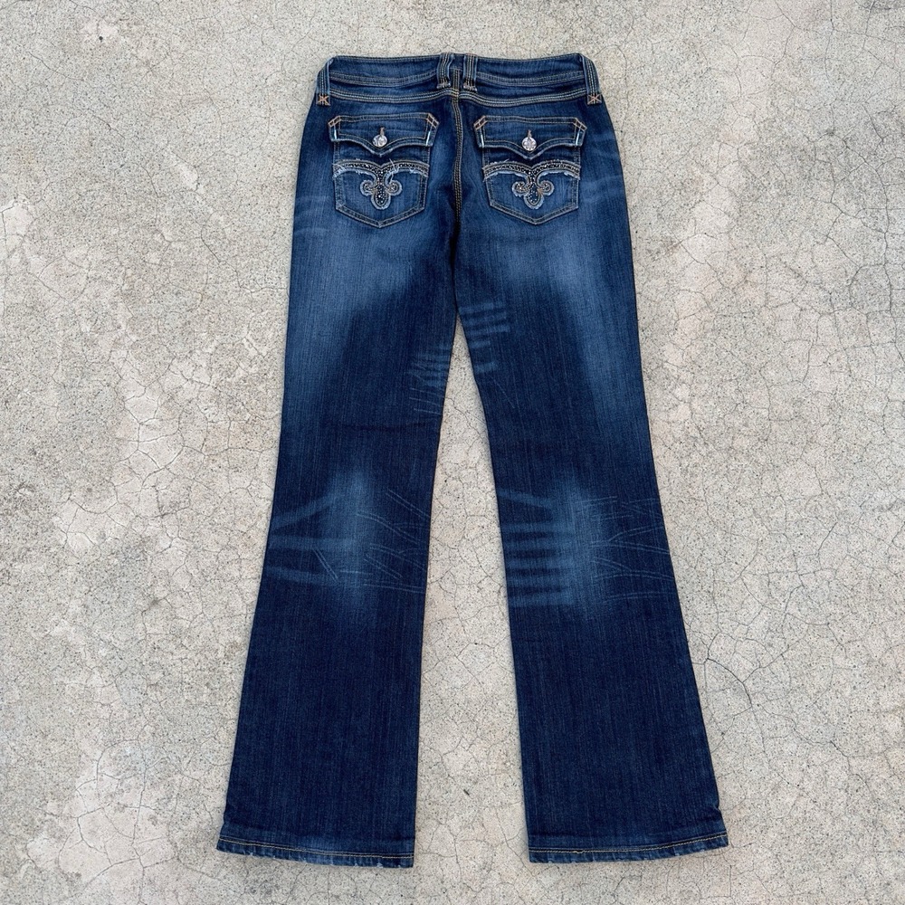 Houston 20X Low Rise Slim Fit Boot Cut Jeans Women's 28x34 Embellished Western